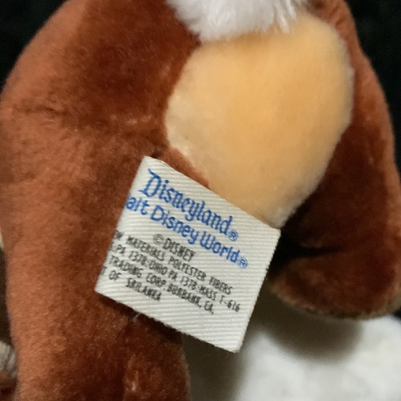Vintage Chip & Dale Rescue Rangers Disneyland Plush - Picture 4 of 4